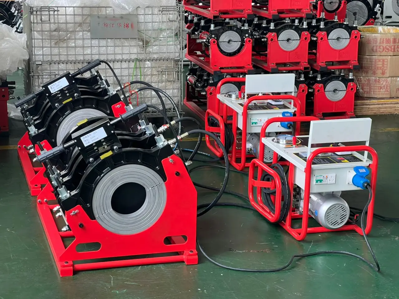 Mesin Las Pipa Hdpe Hydraulic Type SHD 160 Ukuran 40 mm sampai 160 mm