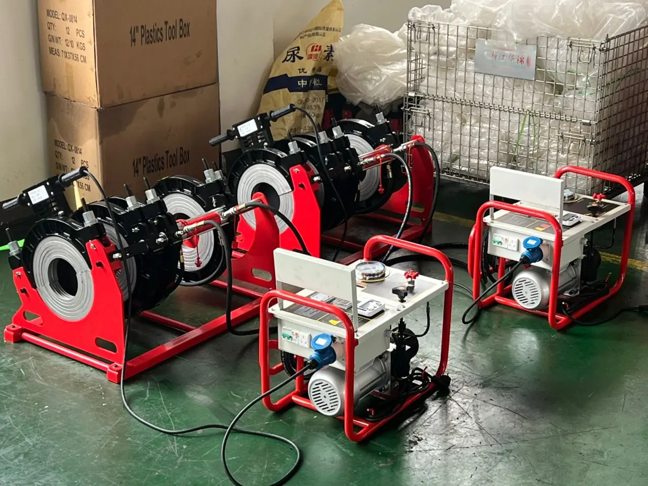Mesin Las Pipa Hdpe Hydraulic Type SHD 160 Ukuran 40 mm sampai 160 mm
