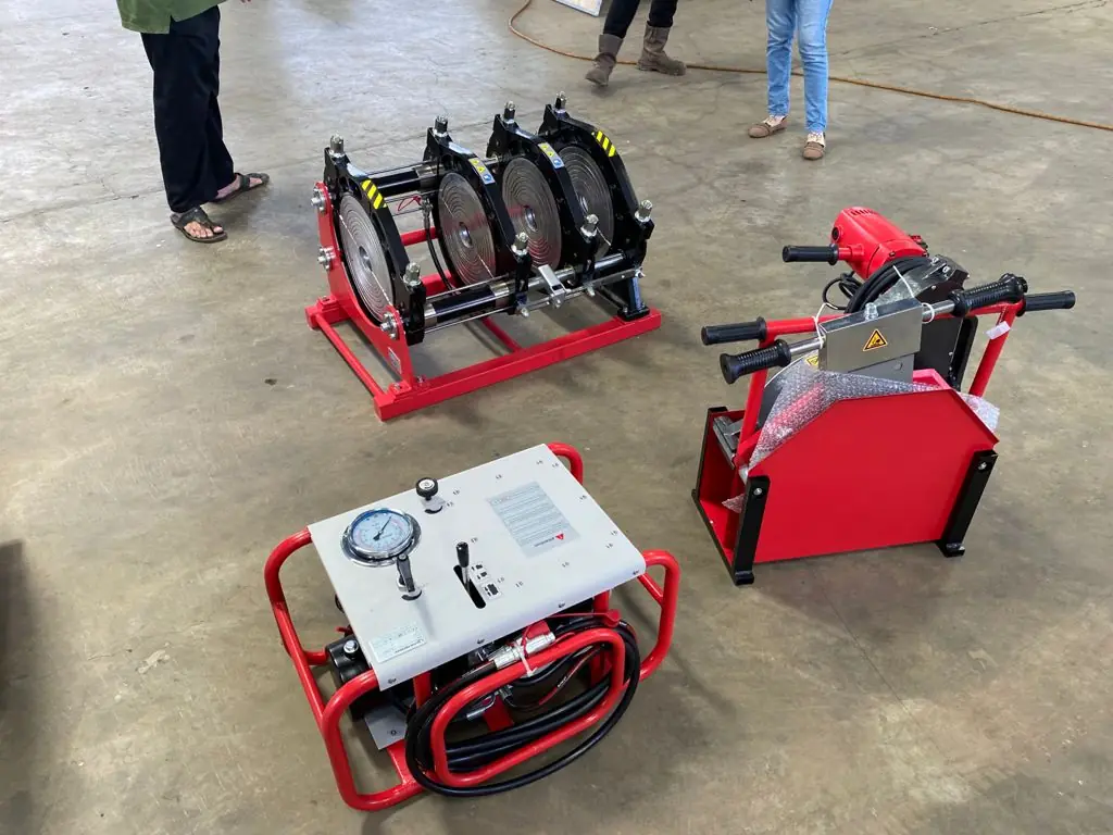 Mesin Las Pipa Hdpe Hydraulic Type SHD 160 Ukuran 40 mm sampai 160 mm