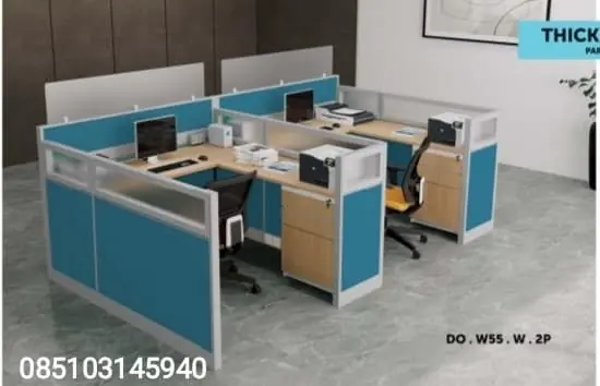 partisi meja kantor dan partisi ruang kantor