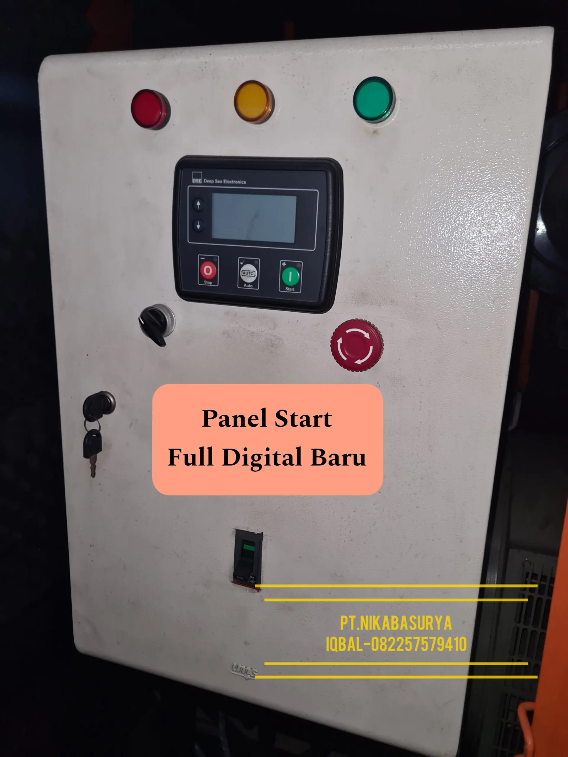 Genset 150 kVA Mitsubishi Silent Rekondisi