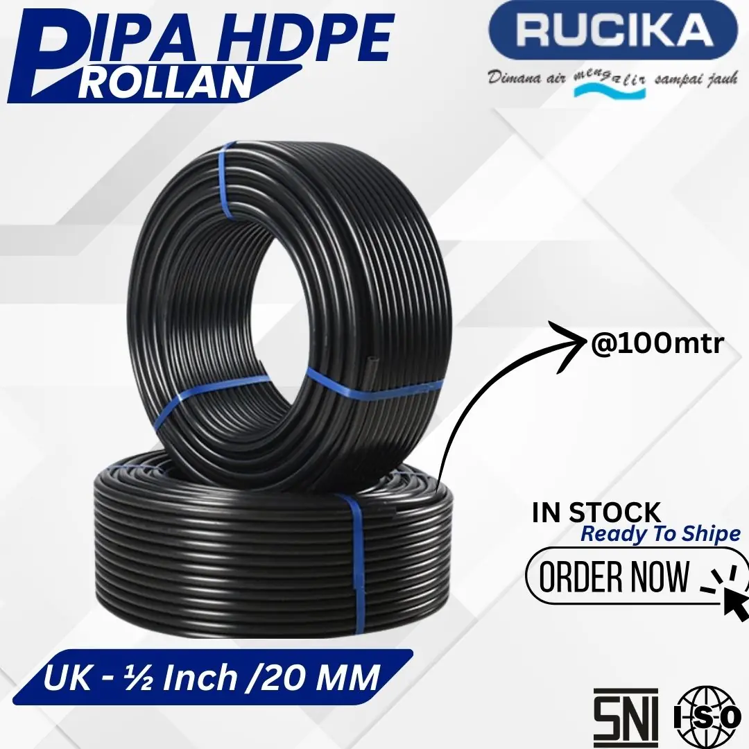Pipa Hdpe Murah UK 1/2 Inch PN 10