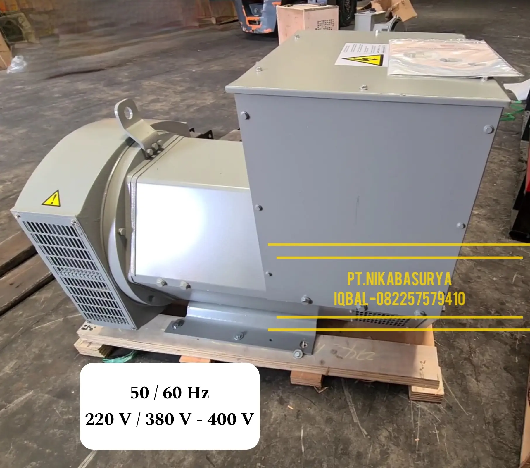 Generator 250 kVA Baru Single Bearing