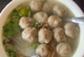 Warung bakso kite khas natuna ikan tongkol