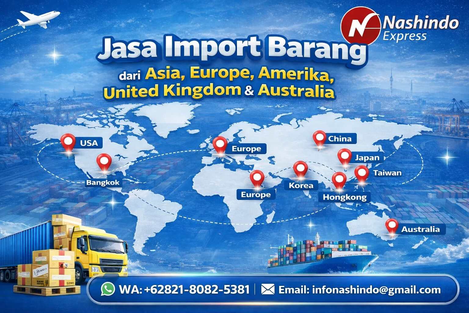 Layanan Jasa Import Barang dari Luar Negeri ke Indonesia Terpercaya