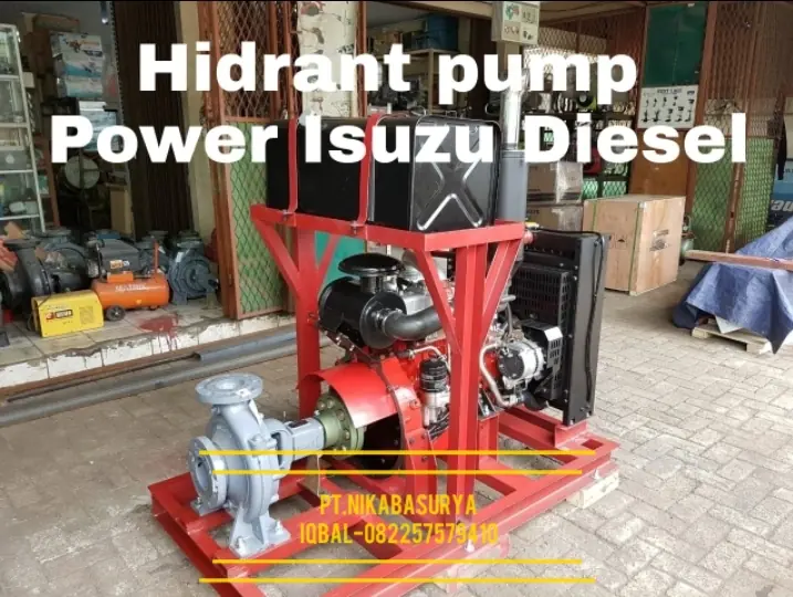 Pompa Hydrant Diesel model Isuzu 500 GPM Baru