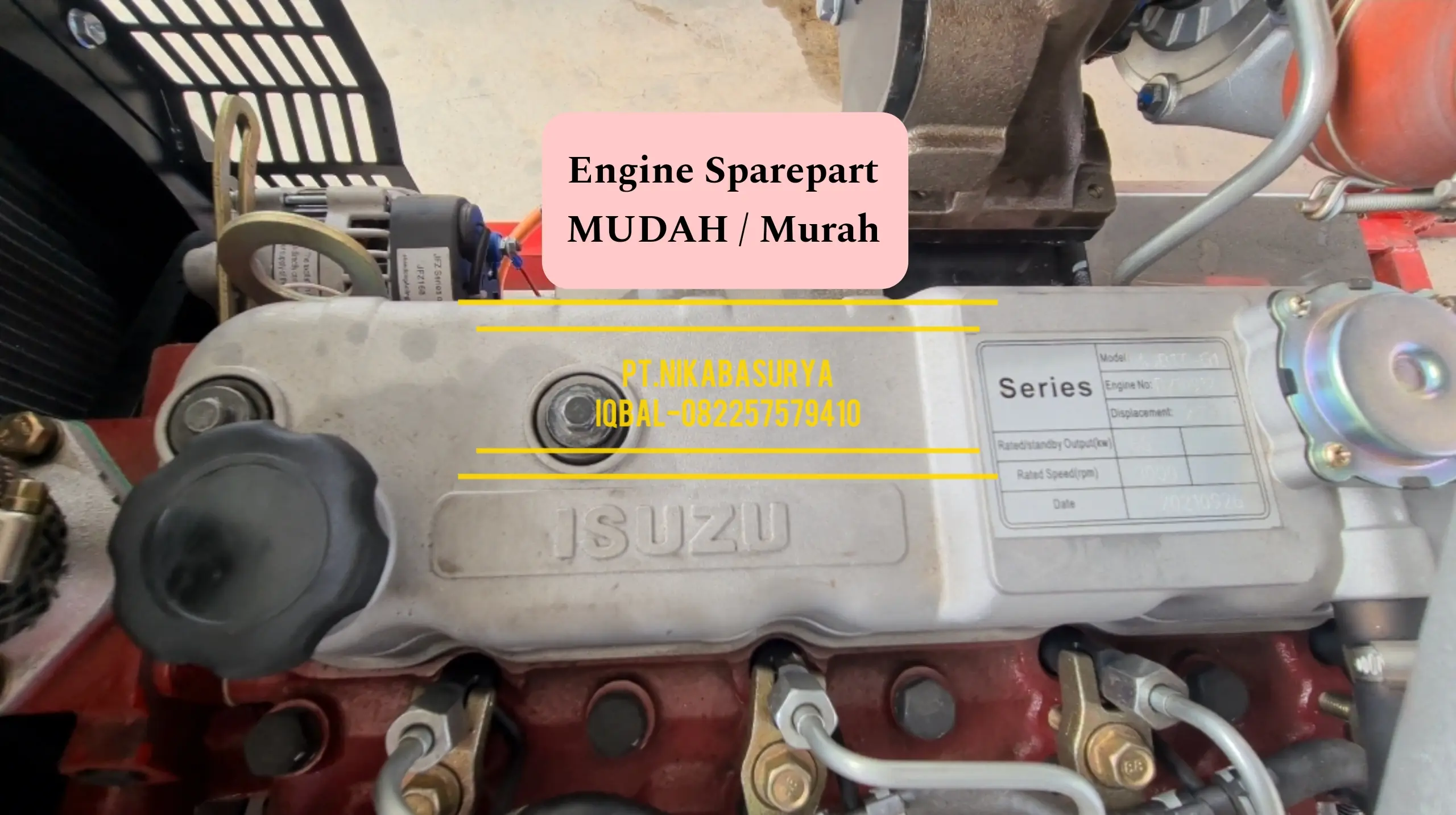 Pompa Hydrant Diesel model Isuzu 500 GPM Baru