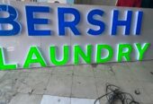 HURUF TIMBUL AKRILIK LAMPU + RANGKA ACP