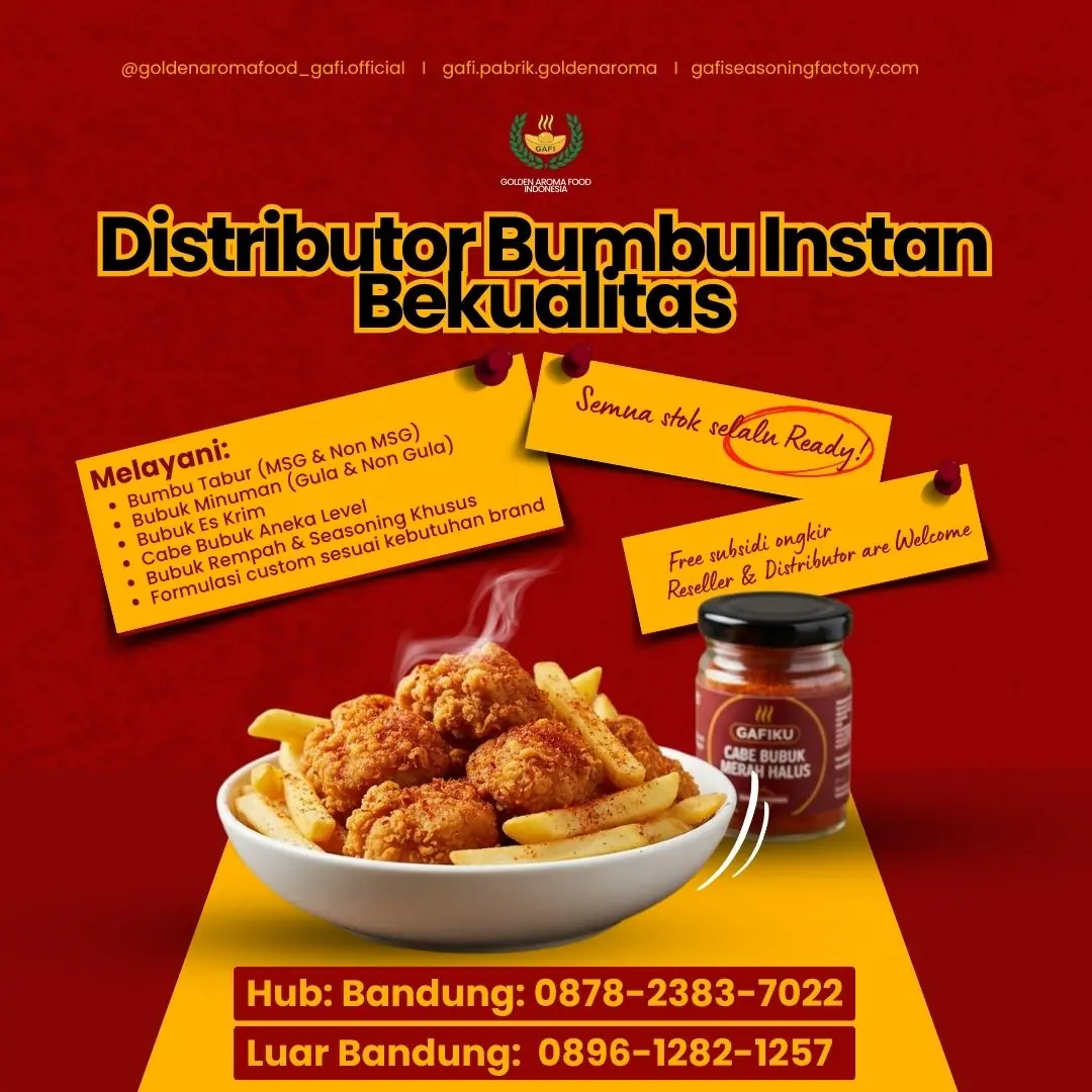 Custom! Bumbu Instan Balado Pergudangan Margomulyo