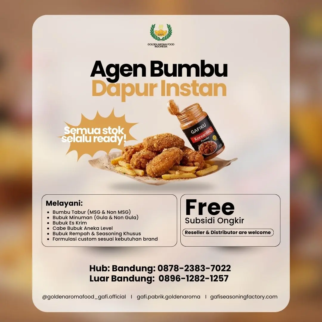 Pabrik! Bumbu Instan Bakso Bontoala