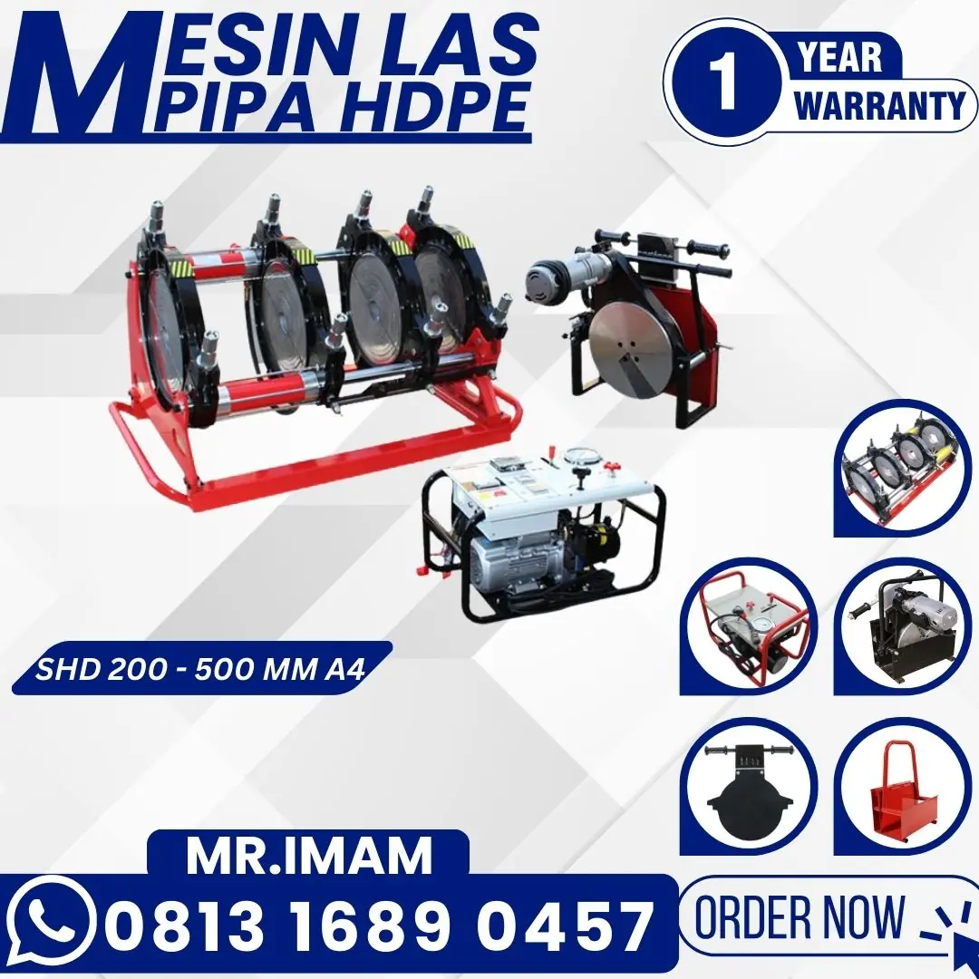 Distributor Mesin Las Pipa HDPE di Indonesia