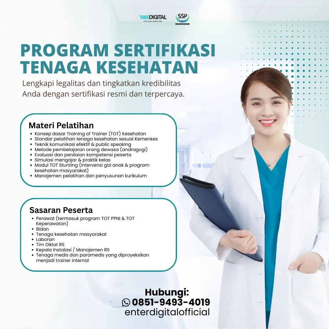 PROFESIONAL! Sertifikasi Kompetensi Tenaga Kesehatan Kepulauan Riau