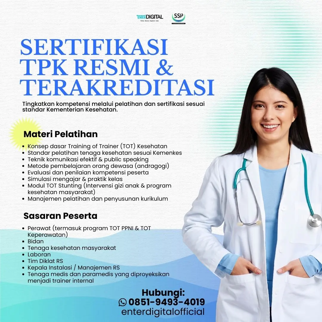 PROFESIONAL! Sertifikasi Kompetensi Tenaga Kesehatan Kepulauan Riau