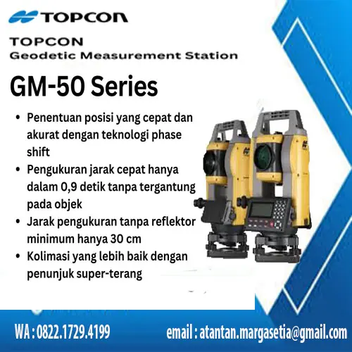 Total Station TOpcon GM-105, TOpcon GM-101, Topcon GM-55, Topcon GM-52